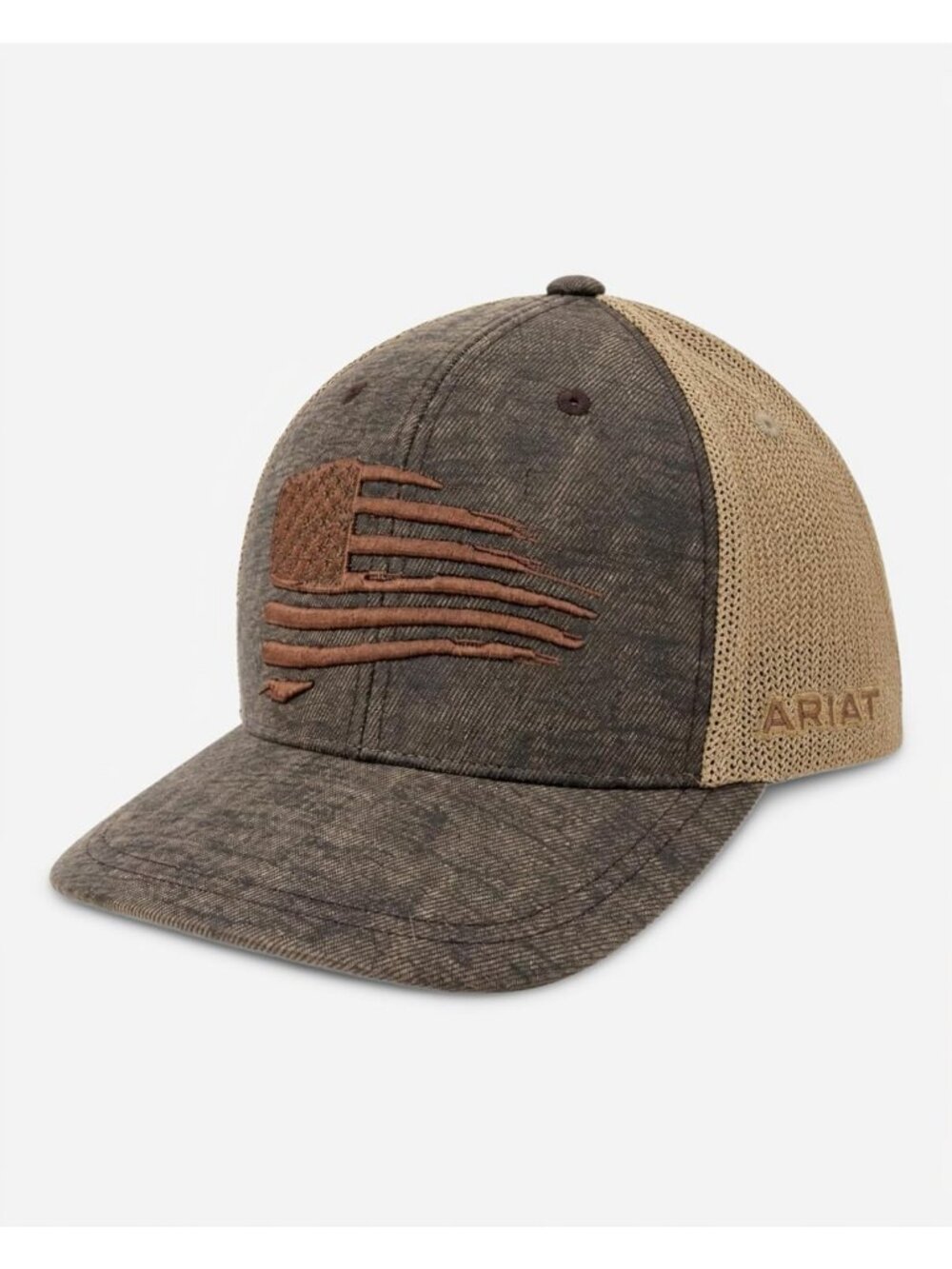 Men's Distressed USA Flag Snapback Flex Fit Baseball Cap - Stylish & Comfortable